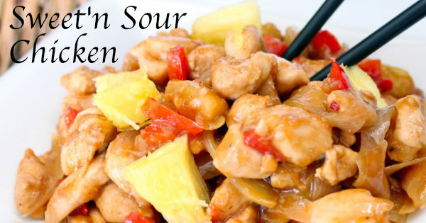sweet n sour chicken diet recipe